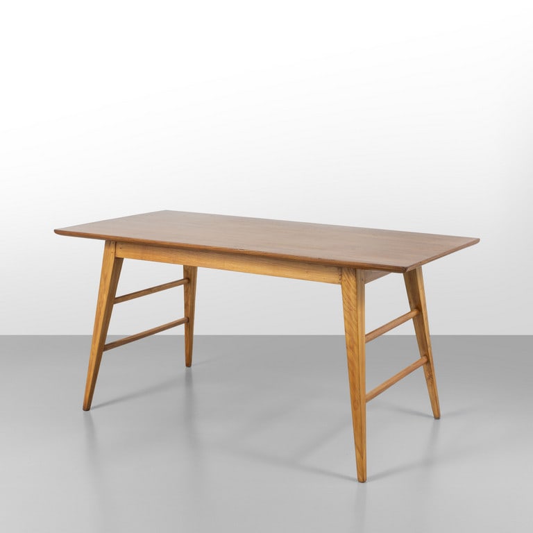 UN TAVOLO, anni '40. Legno di rovere. Cm (1 of 3)