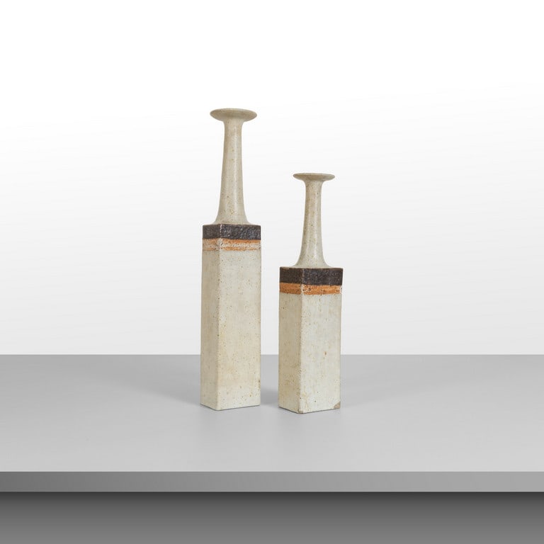 GUIDO GAMBONE, anni '50. Due vasi. Ceramica (1 of 2)