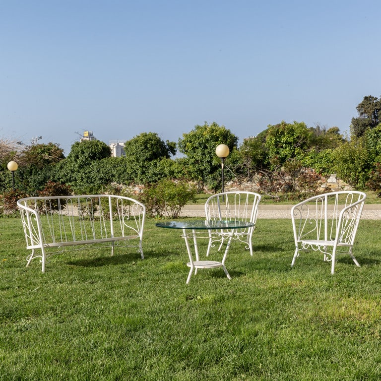 UN SET DA GIARDINO, anni'60. Un divanetto, due (1 of 1)