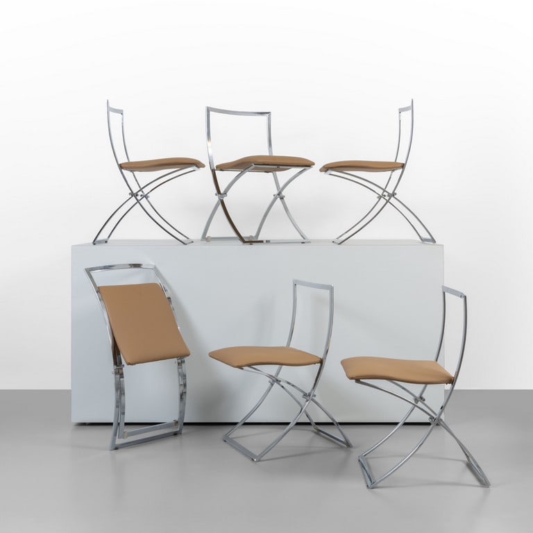 MARCELLO CUNEO, MOBEL ITALIA, 1970. Sei sedie (1 of 1)