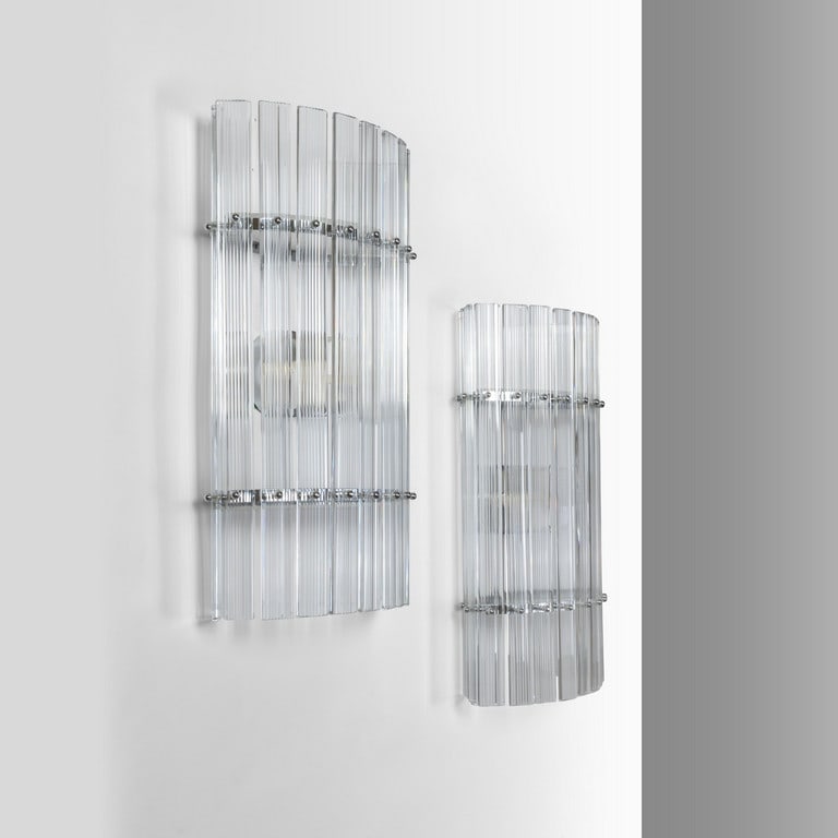 VENINI, anni 2000. Due lampade da parete della (1 of 4)