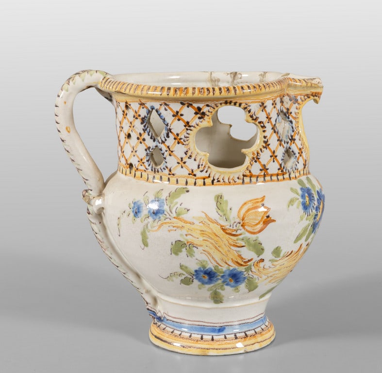 Brocca "bevi se puoi" in ceramica decorata in (1 of 2)