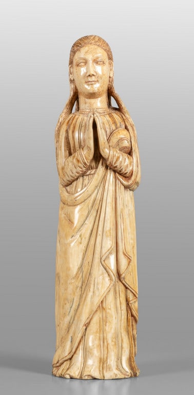Arte indo portoghese sec.XVIII "Madonna in (1 of 3)