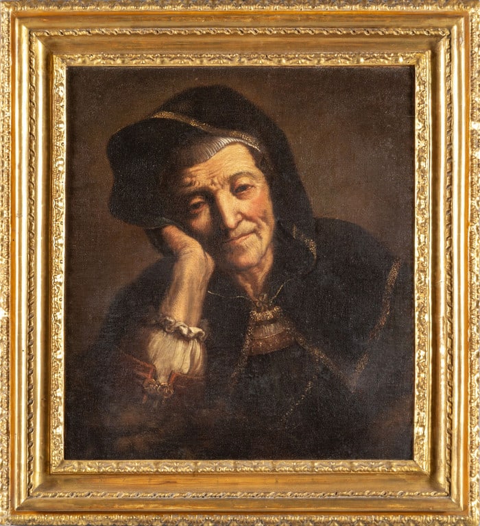 Scuola fiamminga sec.XVIII (Seguace di Rembrandt) (1 of 2)