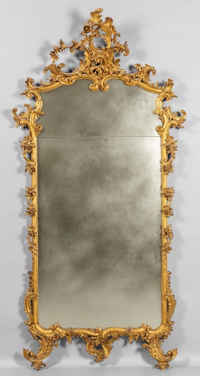 Specchiera Luigi XV in legno finemente intagliato (1 of 2)