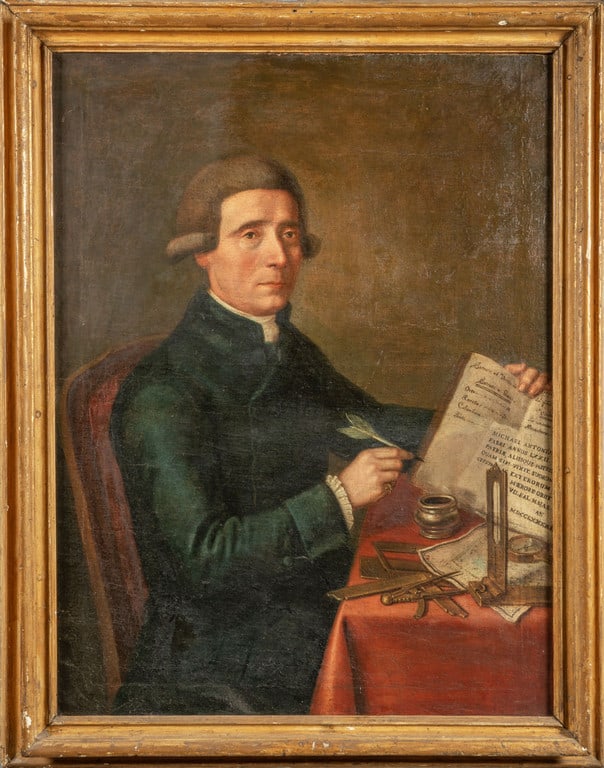 Scuola italiana sec.XVIII "Ritratto di contabile" (1 of 2)