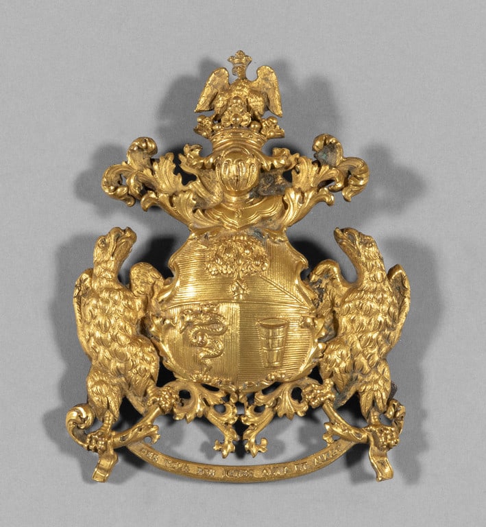 Stemma della famiglia Visconti in rame finemente (1 of 1)