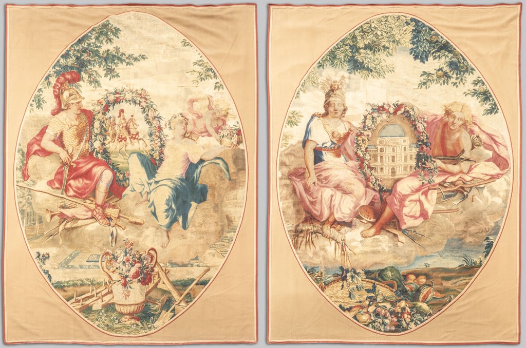 Allegoria delle arti, coppia di arazzi di forma (1 of 3)