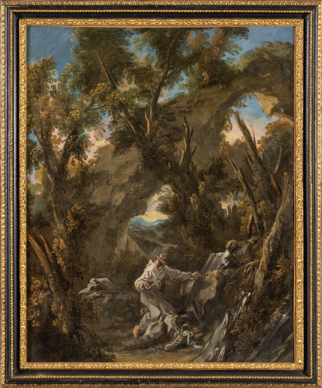 ALESSANDRO MAGNASCO (1667-1749) "Paesaggio (1 of 2)