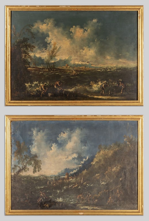 ALESSANDRO MAGNASCO (1667-1749) "Paesaggi (1 of 5)