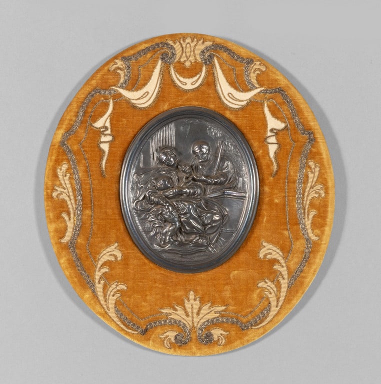 "Sacra Famiglia" altorilievo in argento di forma (1 of 1)