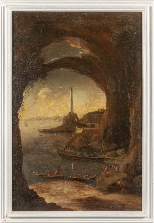 Scuola genovese sec. XVII "La Lanterna di Genova" (1 of 2)