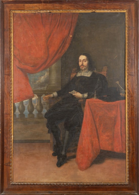Scuola genovese sec.XVII (Jan Roos) "Ritratto di (1 of 3)