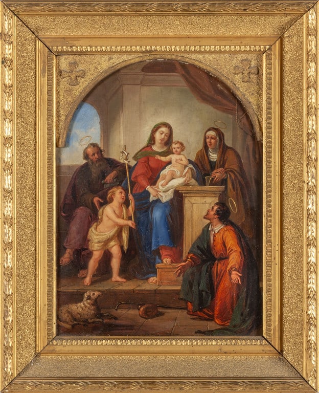 TOMMASO LORENZONE (1824-1902) Sacra Famiglia (1 of 1)