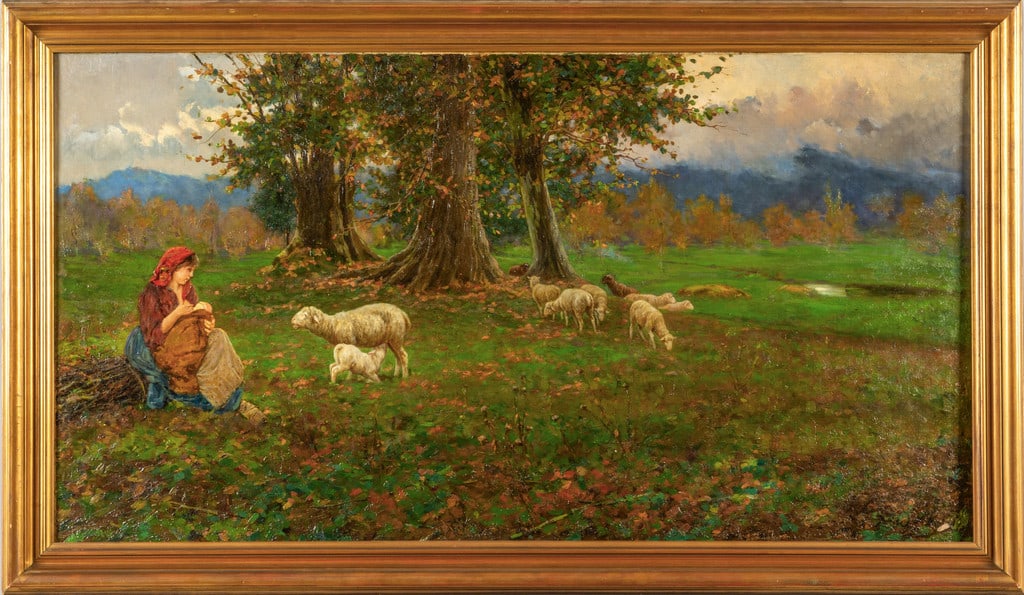 EUGENIO SPREAFICO (1856-1919) La (1 of 2)
