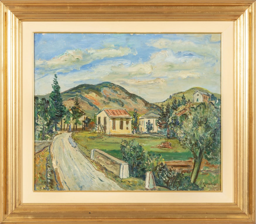 EMANUELE RAMBALDI (1903-1968) Strada con (1 of 2)