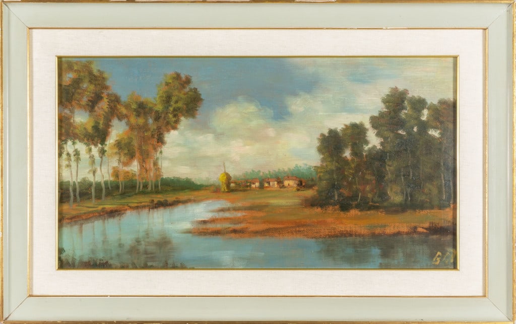 OSVALDO BARBIERI (1895-1958) Paesaggio con (1 of 2)