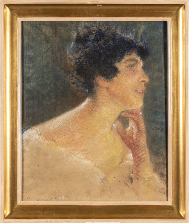 GIACOMO GROSSO (1860-1938) Fanciulla di (1 of 2)