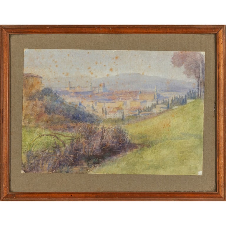 Scuola toscana inizi sec.XX (L.Loyd ?) Veduta (1 of 1)