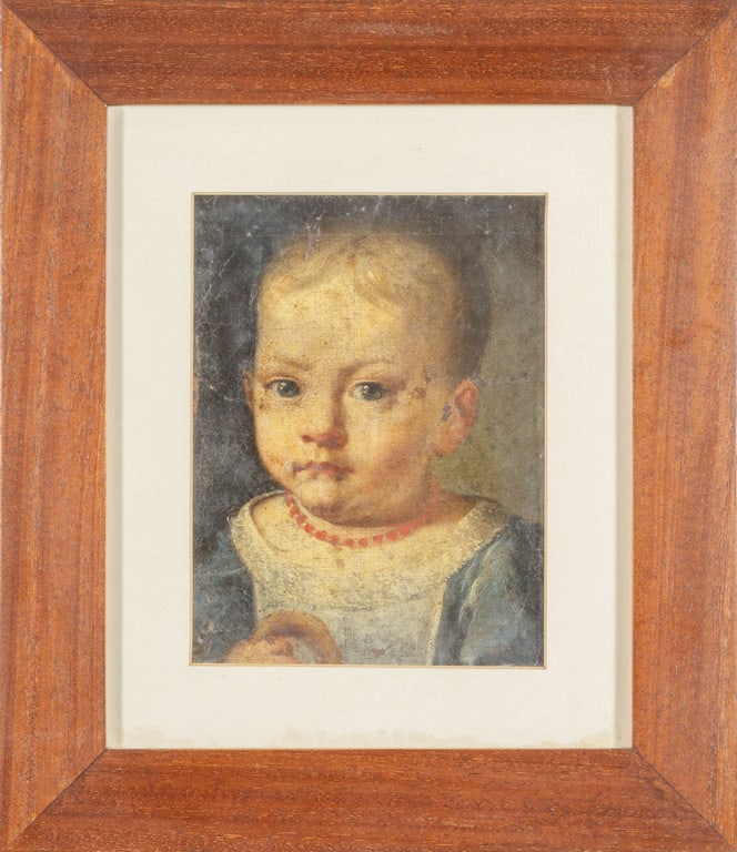 Anonimo sec. XX Ritratto di bambina con (1 of 1)