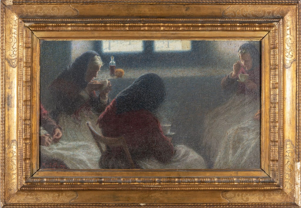 ANGELO MORBELLI (1853-1919) La tazza di (1 of 5)