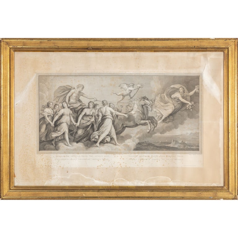 L'aurora, grande stampa, sec.XIX cm. 91x51 (1 of 1)