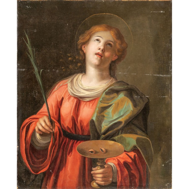 Scuola napoletana sec.XVII "Santa Lucia" (1 of 2)