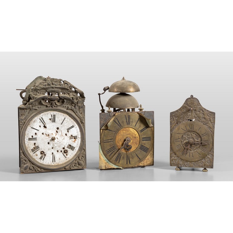 Tre antiche macchine di orologio, sec.XVII/XVIII (1 of 2)