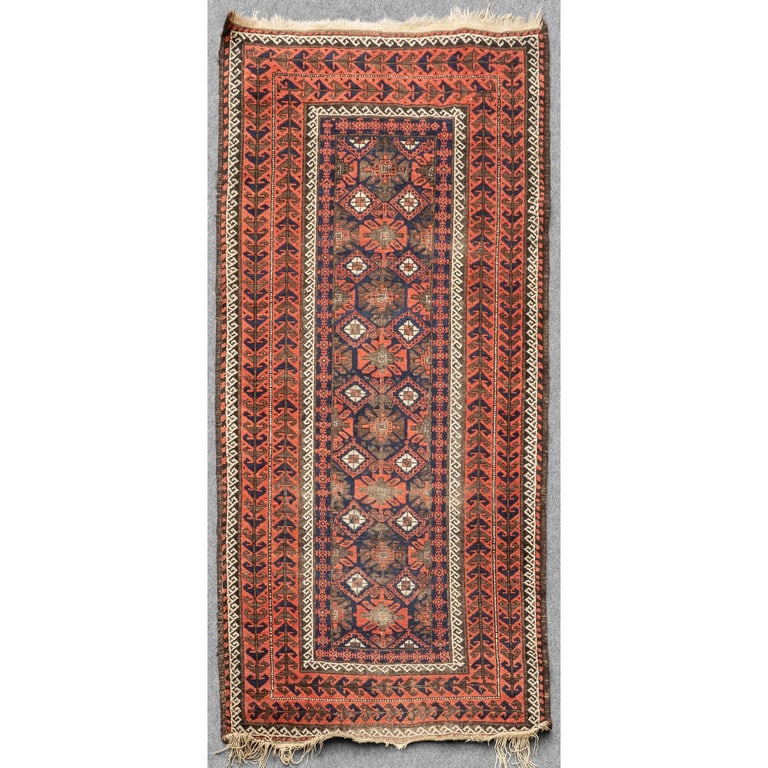Tappeto persiano, sec.XX cm. 100x192 (1 of 2)