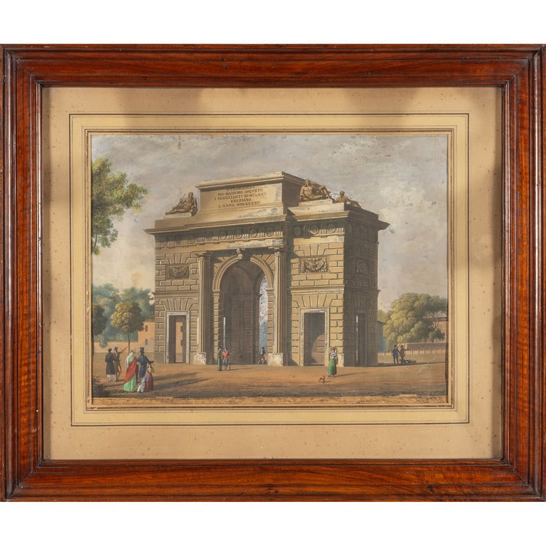 Anonimo sec.XIX Porta Garibaldi a (1 of 1)