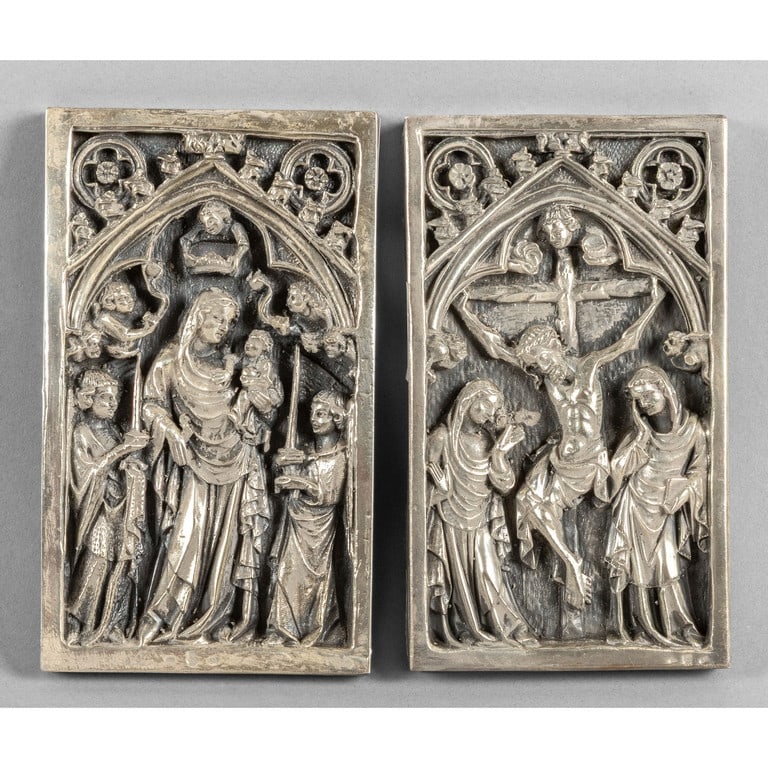 Coppia di trafori in argento di stile (1 of 1)