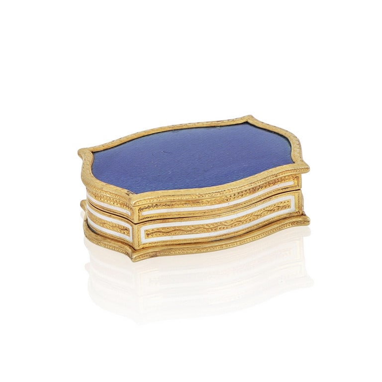 Finissima scatoletta porta pastiglie in oro (1 of 1)