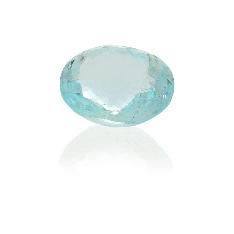 Acquamarina di forma ovale taglio misto di 5,98: Acquamarina di forma ovale taglio misto di 5,98 ct, accompagnata da report IGI Antwerp. Peso 5,98 ct