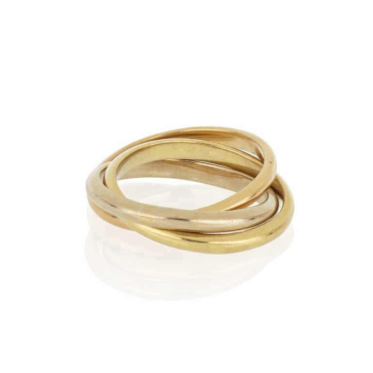 Anello nei tre colori dell'oro, classico modello (1 of 1)