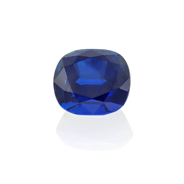 Zaffiro smontato dall'intenso colore blu (1 of 3)