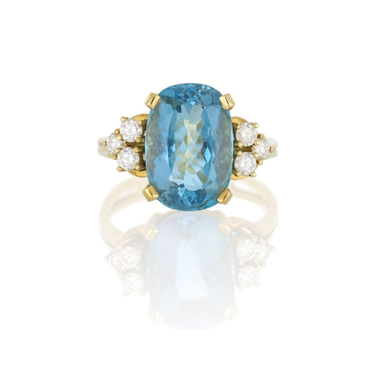 Anello in oro giallo, una luminosa e intensa (1 of 1)