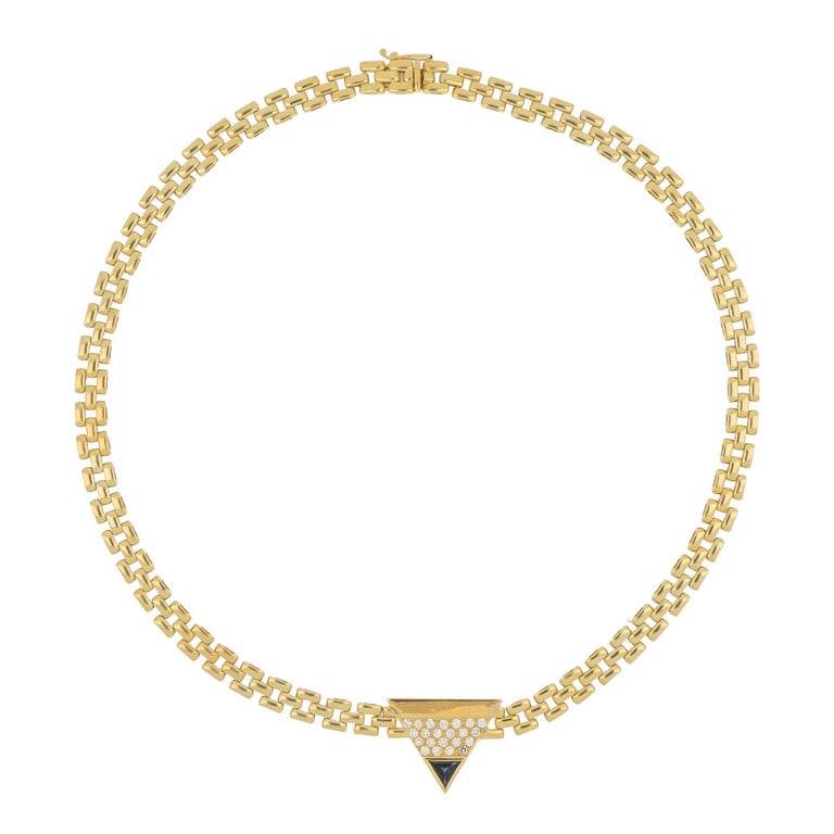 Girocollo in oro giallo maglia "Panthere", al (1 of 1)