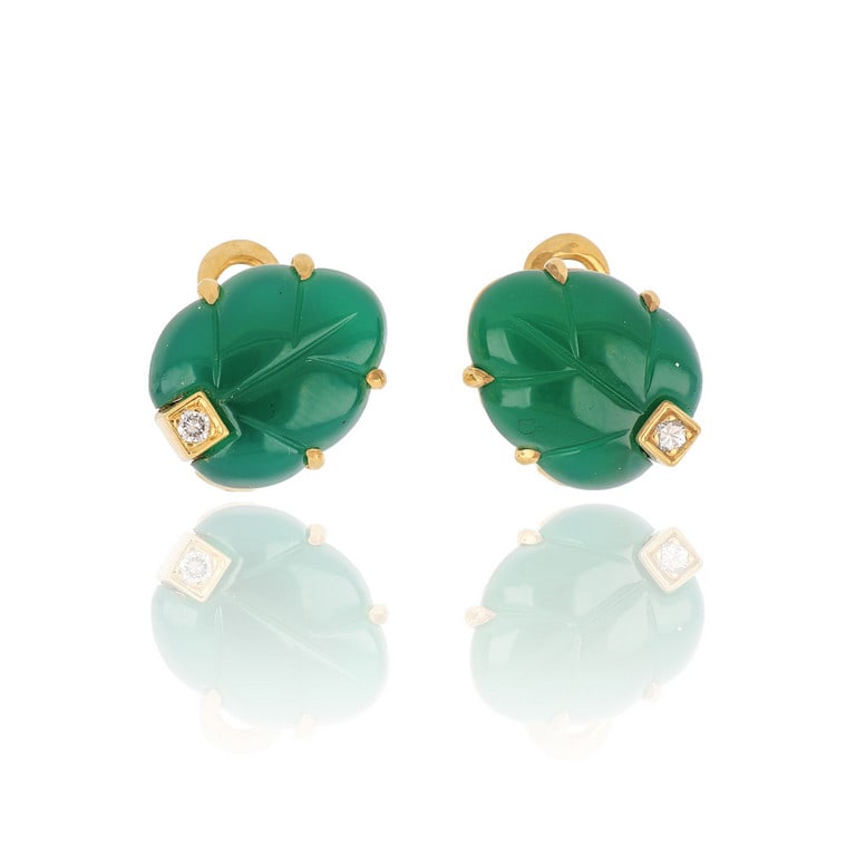 CARTIER - Orecchini in oro giallo a clips, (1 of 1)