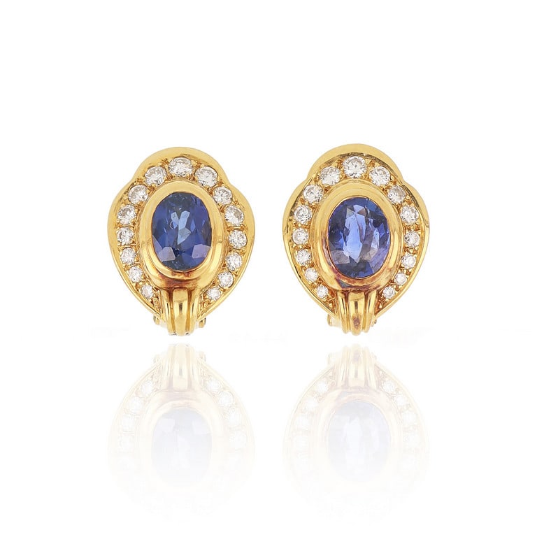 CARTIER - Orecchini in oro giallo a clips, due (1 of 1)