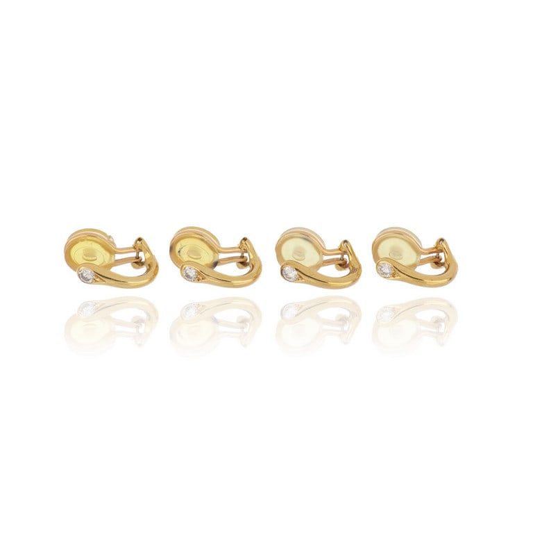 CARTIER - Due coppie di orecchini a clips in oro (1 of 1)