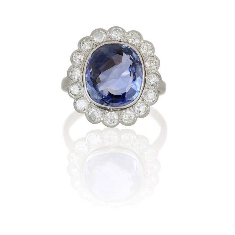 Anello in platino di antica manifattura, al (1 of 1)