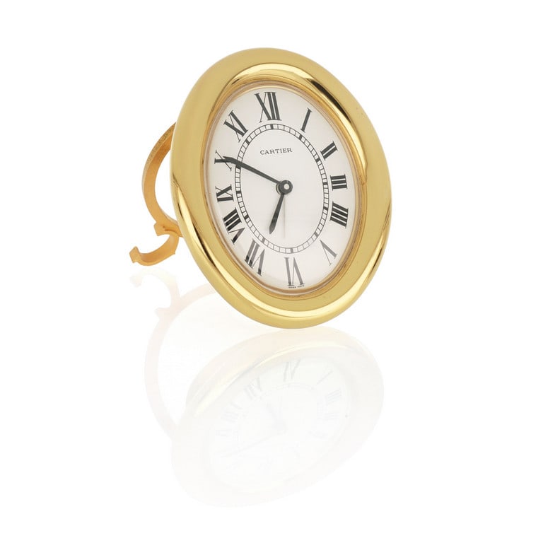 CARTIER, pendoletta da scrivania in metallo (1 of 1)