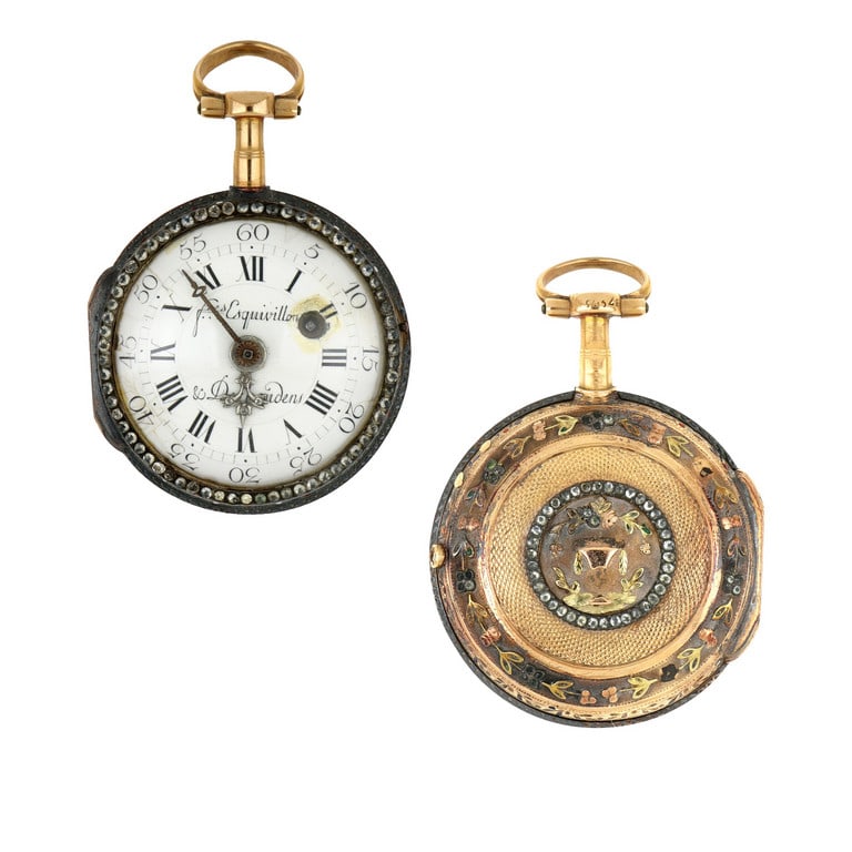 Frères ESQUIVILLON & DeChoudens Antico orologio (1 of 1)