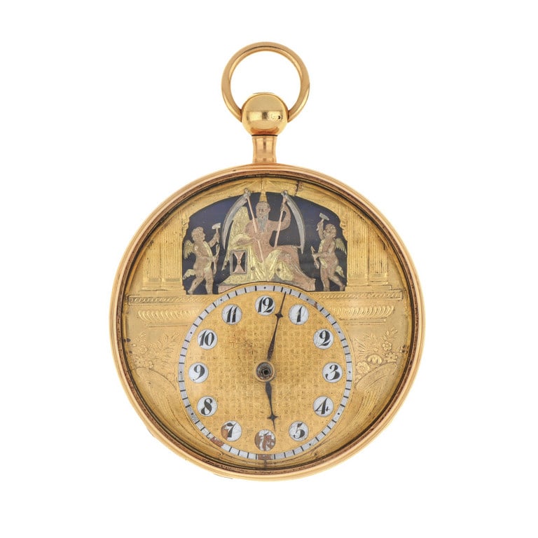 DUCHENE ET FILS Orologio da tasca in oro giallo (1 of 1)