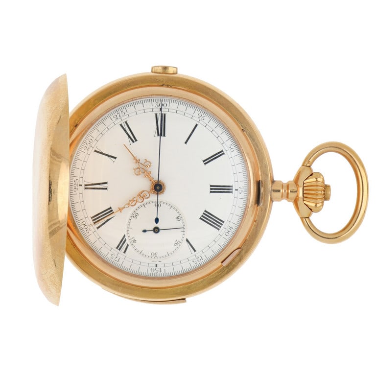 ANONIMO, bellissimo orologio da tasca tripla (1 of 1)