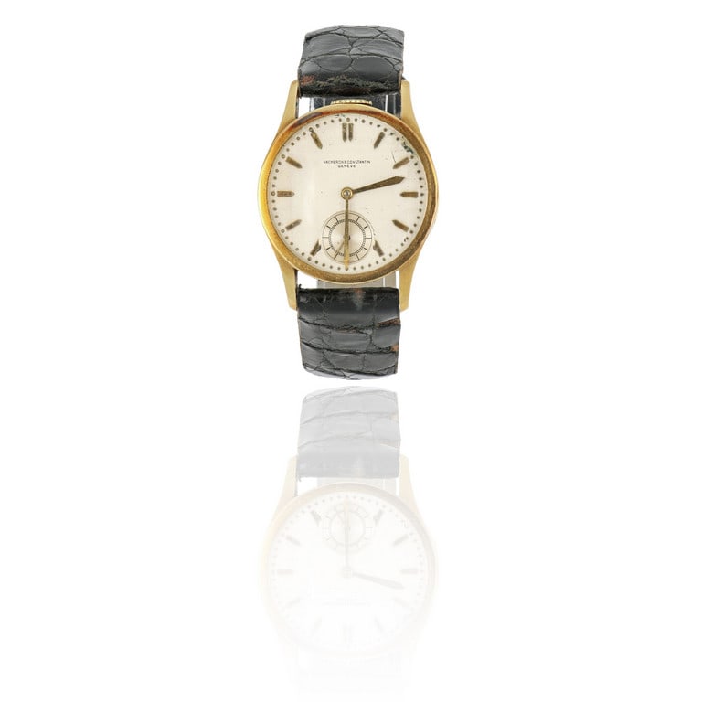 VACHERON & CONSTANTIN Orologio da polso in oro: VACHERON & CONSTANTIN Orologio da polso in oro giallo referenza 92012, movimento meccanico a carica manuale attraverso la corona di carica posta alle 12. Indici a bastone e sfere gladio.quadrante dei