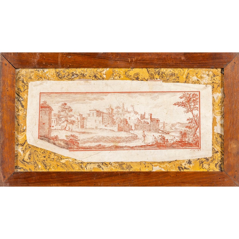 SEYTER PIETRO (1687-1749) "Paesaggio animato (1 of 2)