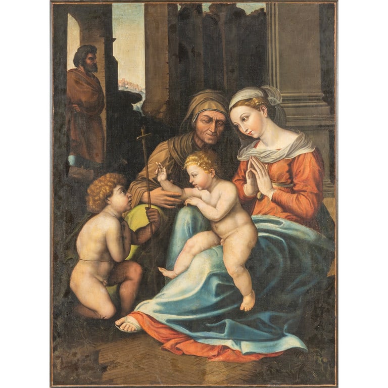 Scuola italiana sec.XVIII (da Raffaello) "Madonna (1 of 2)