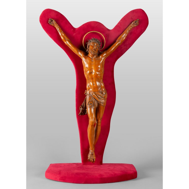 Cristo, grande scultura in bosso, (1 of 1)