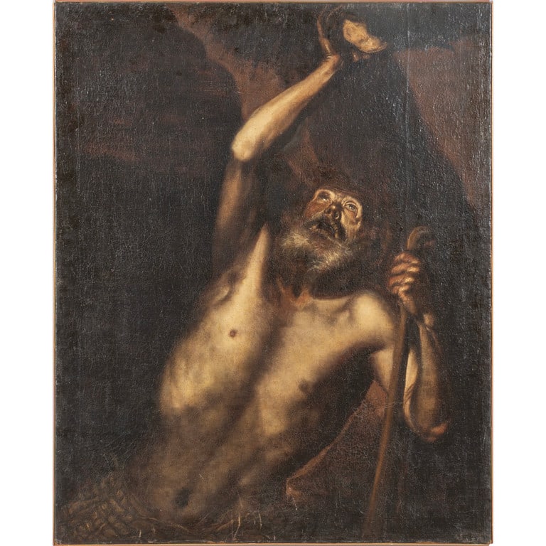 Scuola napoletana sec.XVII "Santo eremita" (1 of 1)